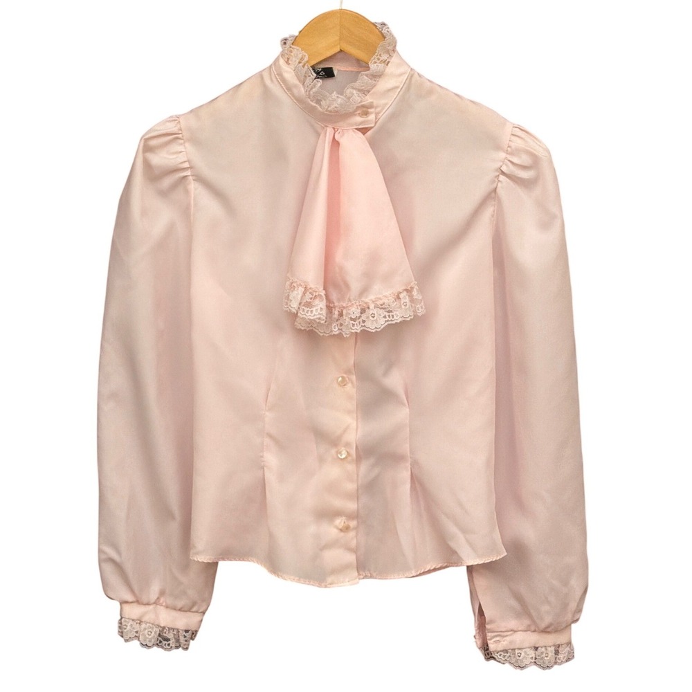 Vintage La Bene Blouse Coquette Victorian Regencycore Princesscore Soft Girl